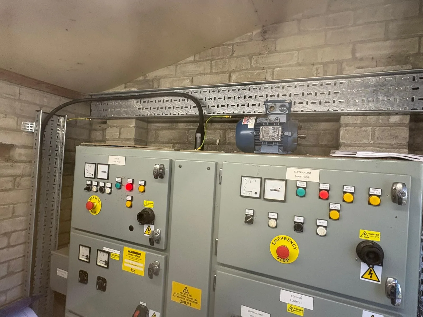 Wastewater motor control centre