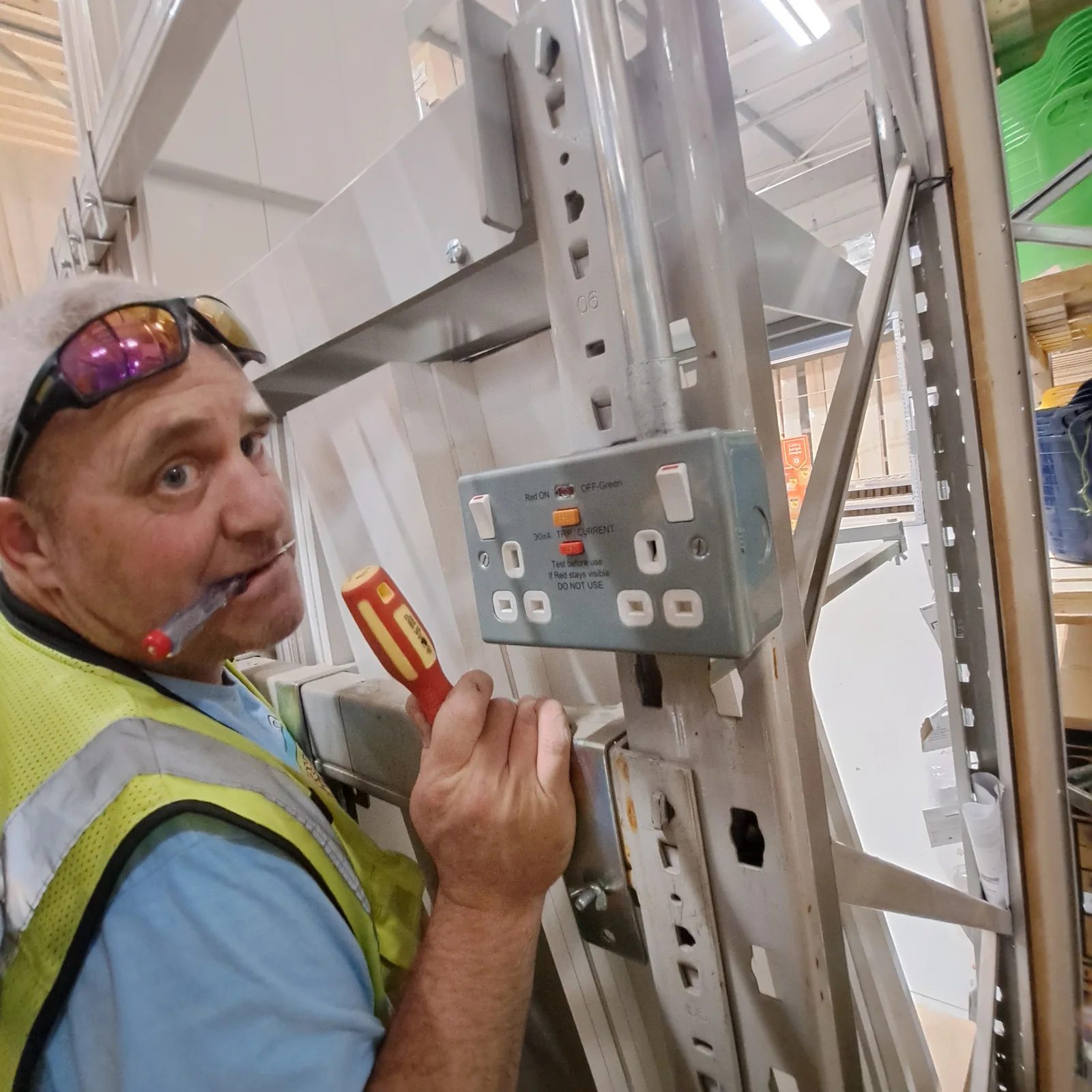 Retail electrical installation
