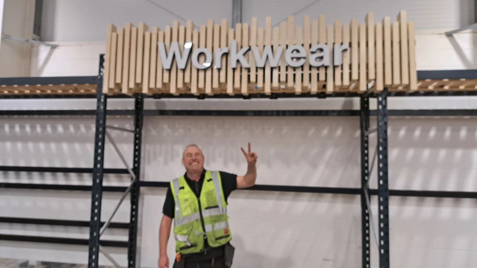 Completed retail Workwear bay